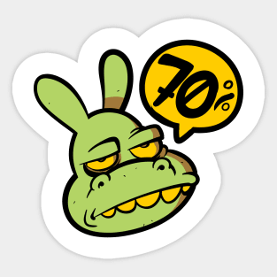 Globo 70% Sticker